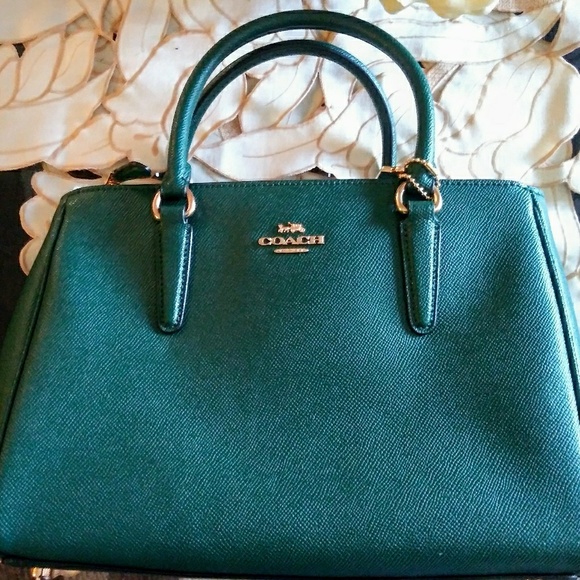 Coach Handbags - Green Coach Bag
